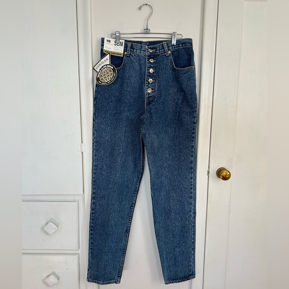 NWT Vintage Lawman Button Fly Slim Jeans size 15